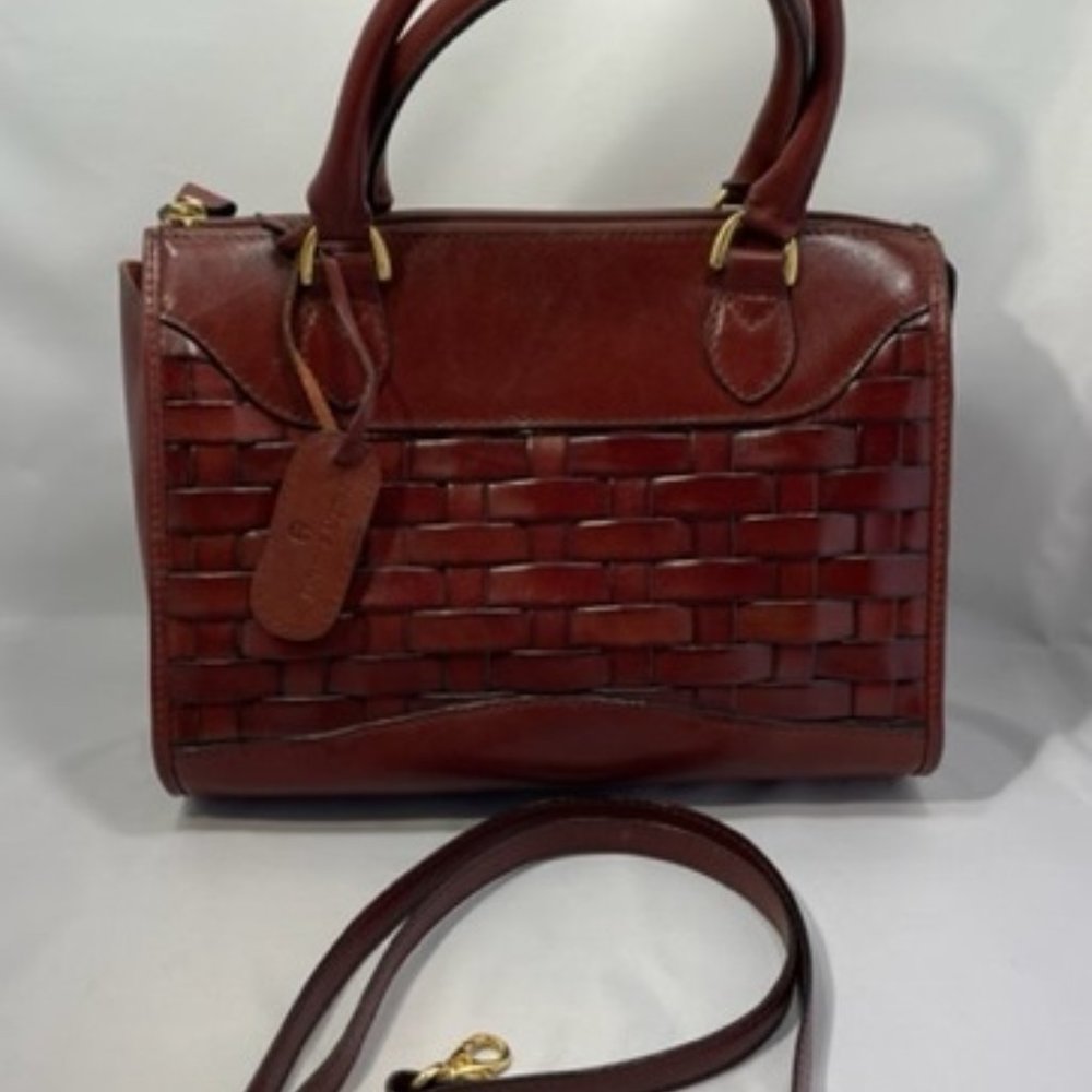 Woven Etienne Aigner Satchel